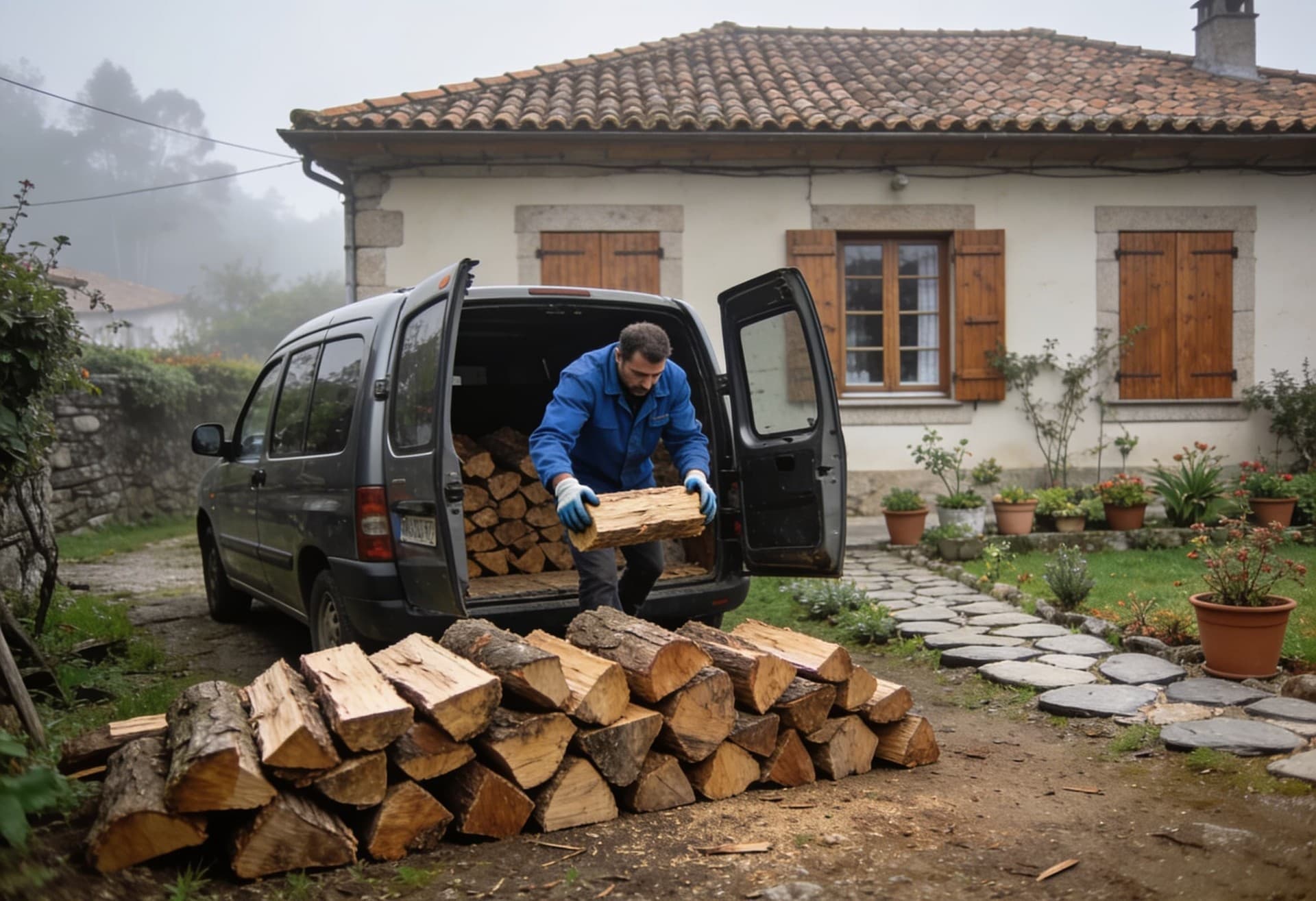 Venta de leña a domicilio en Ferrol y municipios de alrededor